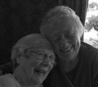 mother daughter laughing